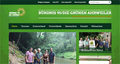 Desktop Screenshot of gruene-aw.de