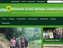Tablet Screenshot of gruene-aw.de